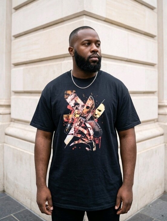 Fruit of the Loom Other - Fruit of the Loom Horror Icons Slasher Legends Vintage Style Graphic Tee Top 5XL